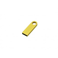 Флешка с мини чипом и круглым отверстием, 16Гб,  цвет Золотой, USB2.0-114_1940556