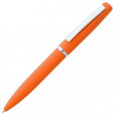 Ручка шариковая Bolt с покрытием SOFT TOUCH, оранжевая-114_2330568
