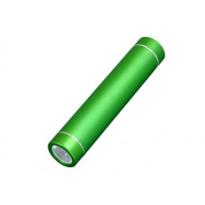 Универсальное зарядное устройство power bank  под нанесение логотипа с фонариком, зеленый - 2.200 mah-114_1750124