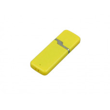 Флешка промо прямоугольной формы c оригинальным колпачком, модель 004, 32 Gb,USB 3.0, цвет жёлтый-114_1970354