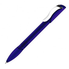 Ручка шариковая Senator, модель Hattrix Clear SG MC (2419), цвет синий, серебряный-114_2540570