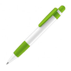 Ручка шариковая Senator, модель Big Pen Polished Basic (2994), цвет зелёный / белый-114_2540439