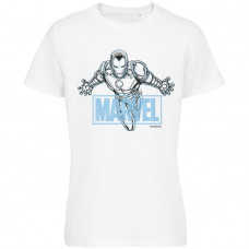 Футболка Iron Man Sketch, белая, XXL-114_3314298