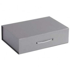 Коробка Case, подарочная, серебристая-114_5500074