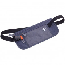 Поясная сумка для документов Money Belt, серая-114_2490093