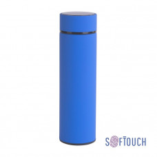 Термос 'Бостон' с индикацией температуры, soft touch, 0,5л., цвет синий-114_6320189