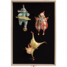 Набор из 3 елочных игрушек Circus Collection: барабанщик, акробат и слон-114_2810039