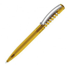 Ручка шариковая Senator, модель New Spring Clear MC (2410 сп), цвет жёлтый-114_2540667
