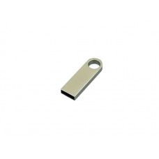 Флешка с мини чипом и круглым отверстием, 16Гб,  цвет Серебряный, USB2.0-114_1940555