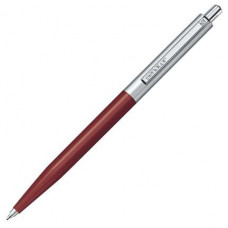 Ручка шариковая Senator, модель Point Polished Metal (2866), цвет красный-114_2540695