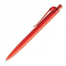Ручка шариковая Prodir, модель QS 01 PRT, с покрытием SOFT TOUCH, цвет красный-114_2560032