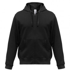 Толстовка мужская Hooded Full Zip черная, S-114_3363363