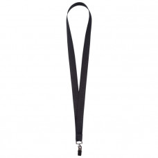 Лента для бейджа Neckband, черная-114_1980167