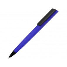 Ручка пластиковая шариковая 'Taper' с покрытием SOFT TOUCH, цвет чёрный с синим-114_2312582
