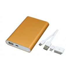 Универсальное зарядное устройство power bank  под нанесение логотипа, оранжевый - 8000 mah-114_1750142