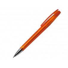 Ручка шариковая, пластик, фрост, оранжевый/серебро, Z-PEN-114_2312906