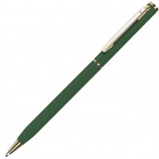 Ручка шариковая SLIM, металл, цвет зелёный с золотистым-114_2330523