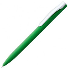Ручка шариковая Pin, с покрытием SOFT TOUCH, зелёная-114_2311620