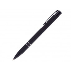 Ручка шариковая, COSMO HEAVY Soft Touch, металл, черный/черный-114_2590016