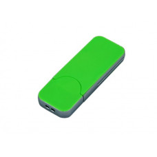 USB-Flash накопитель (флешка) в стиле I-phone, модель I-phone_style, прямоугольной формы, объем памяти 128 Gb, цвет зелёный-114_2070061