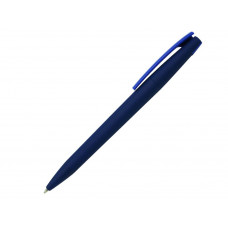 Ручка шариковая пластиковая, с покрытием SOFT TOUCH, коллекция Z-PEN Color Mix, корпус тёмно-синий, клип синий-114_2311770