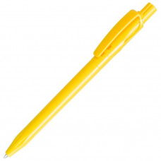 Ручка шариковая TWIN SOLID, пластиковая, цвет желтый-114_2312295