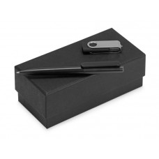 Подарочный набор Qumbo с ручкой и флешкой на 8 Gb, цвет чёрный-114_1770770