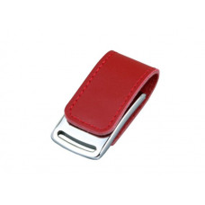 Флешка с кожаным корпусом эргономичный дизайн 64 Гб.Красный, USB3.0-114_1990368