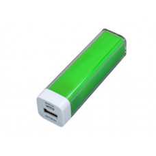 Универсальное зарядное устройство- power bank, зеленый 2200 Mah-114_1750130