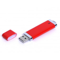 Флешка прямоугольная  из пластика 128 Gb, usb3.0, цвет красный-114_2070053
