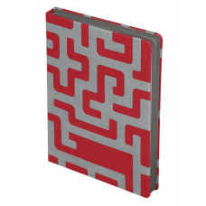 Ежедневник Labyrinth, недатированный, формат A5, красный-114_3021079