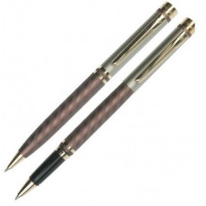 Набор: ручка шариковая и роллер Pierre Cardin PEN and PEN, цвет светло-коричневый-114_4010007