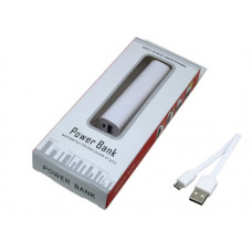 Универсальное зарядное устройство power bank, цв. белый 2200 mah-114_1750143