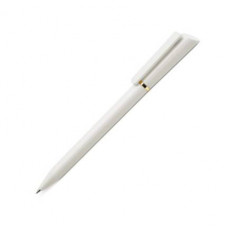 Ручка шариковая Grant Spot Classic G, кольцо золотого цвета, цвет корпуса белый-114_2310555