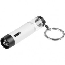 Брелок-фонарик Lantern Ray, белый с черным-114_3840224