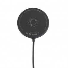 Магнитное беспроводное (15W) зарядное устройство 'Magic SOFTTOUCH', покрытие soft touch, цвет черный-114_1750316