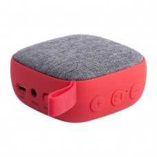 Беспроводная колонка Chubby с покрытием SOFT TOUCH, красная-114_2000007