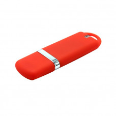Флешка 'Shape' с покрытием Софт Тач 16 Гб - Красный. USB 2.0-114_1941656