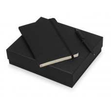 Подарочный набор Moleskine Indiana с блокнотом А5 Soft и ручкой, черный-114_2110032