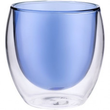 Стакан с двойными стенками Glass Bubble - 300 мл,синий-114_5140061