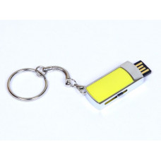 Флешка прямоугольной формы.  8 Гб. Цвет Желтый, USB2.0-114_1930720