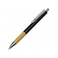 Ручка металлическая шариковая «Sleek», черная, натуральная-114_2331489