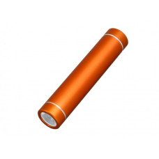 Универсальное зарядное устройство power bank  под нанесение логотипа с фонариком, оранжевый - 2.200 mah-114_1750120
