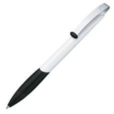 Ручка шариковая Senator, модель Matrix Polished (2318), цвет чёрный / белый-114_2540632