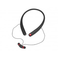 Наушники 'Soundway' с функцией Bluetooth, цвет чёрный с красным-114_1760189