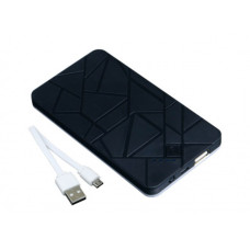 Универсальное зарядное устройство power bank PB под нанесение логотипа прямоугольной формы, черный-114_1750220