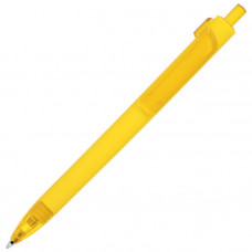 Ручка шариковая FORTE с покрытием SOFT TOUCH, жёлтая-114_2311566