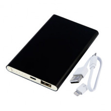 Универсальное зарядное устройство power bank PBM01, ёмкость 4000 mah, цвет чёрный металлик-114_2150162