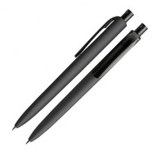 Ручка шариковая Prodir, модель DS8 PRR с покрытием SOFT TOUCH, цвет чёрный-114_2311442