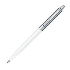 Ручка шариковая Senator, модель Point Polished Metal (2866), цвет белый-114_2540693